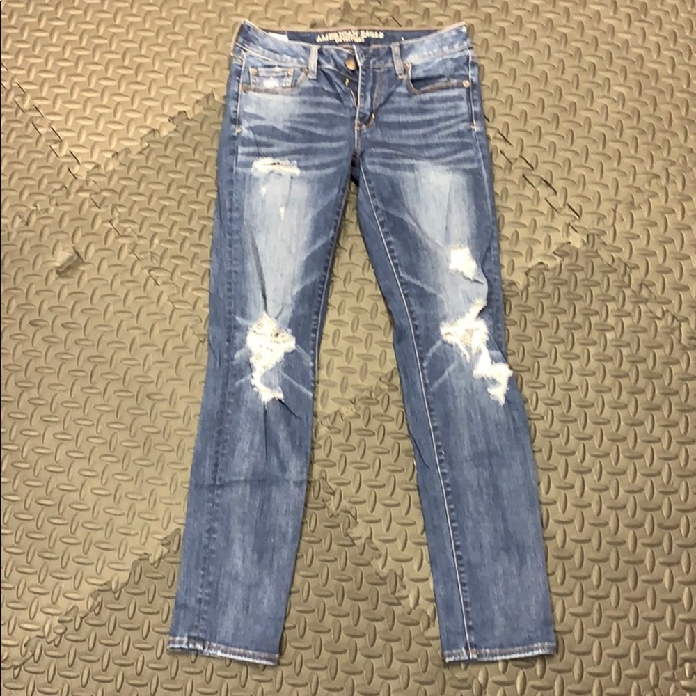 American Eagle super stretch skinny jeans 4 reg.